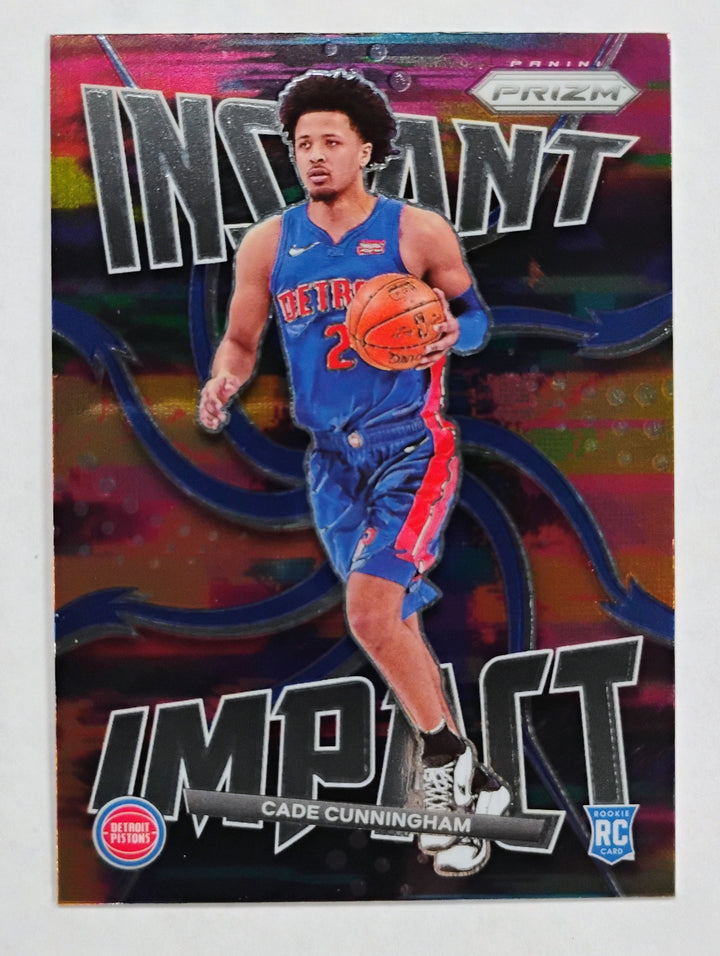 2021-22 Panini Prizm Basketball Cade Cunningham #1 Instant Impact