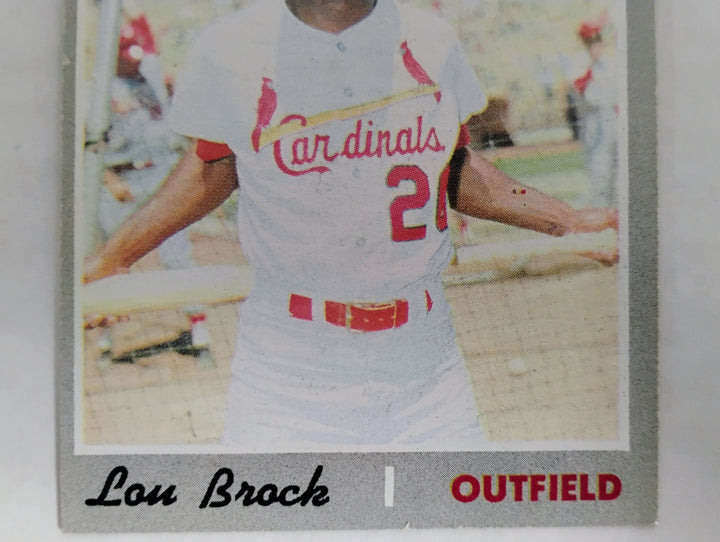 1970 Topps Baseball Lou Brock #330  NM-Mint