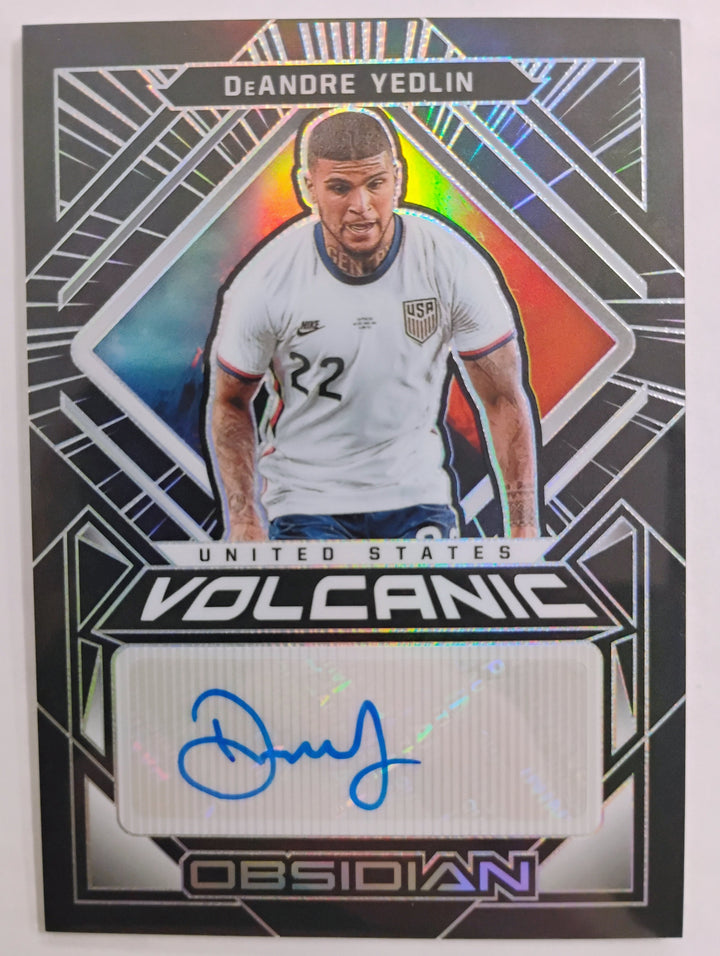 2021-22 Panini Obsidian Soccer DeAndre Yeldin #VS-DAY Volcanic 079/149