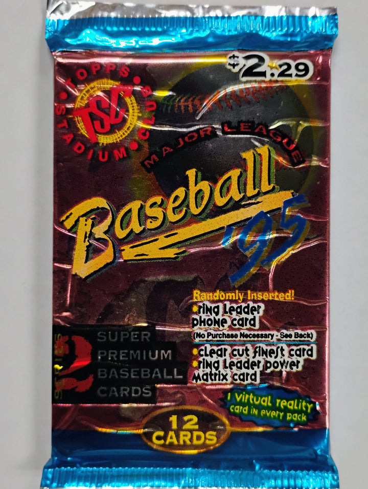 1995 Topps Stadium Club Baseball Series 2 Sealed Pack