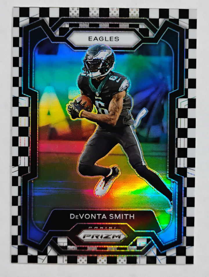2023 Panini Prizm Football Devonta Smith Checkerboard Parallel Prizm #240