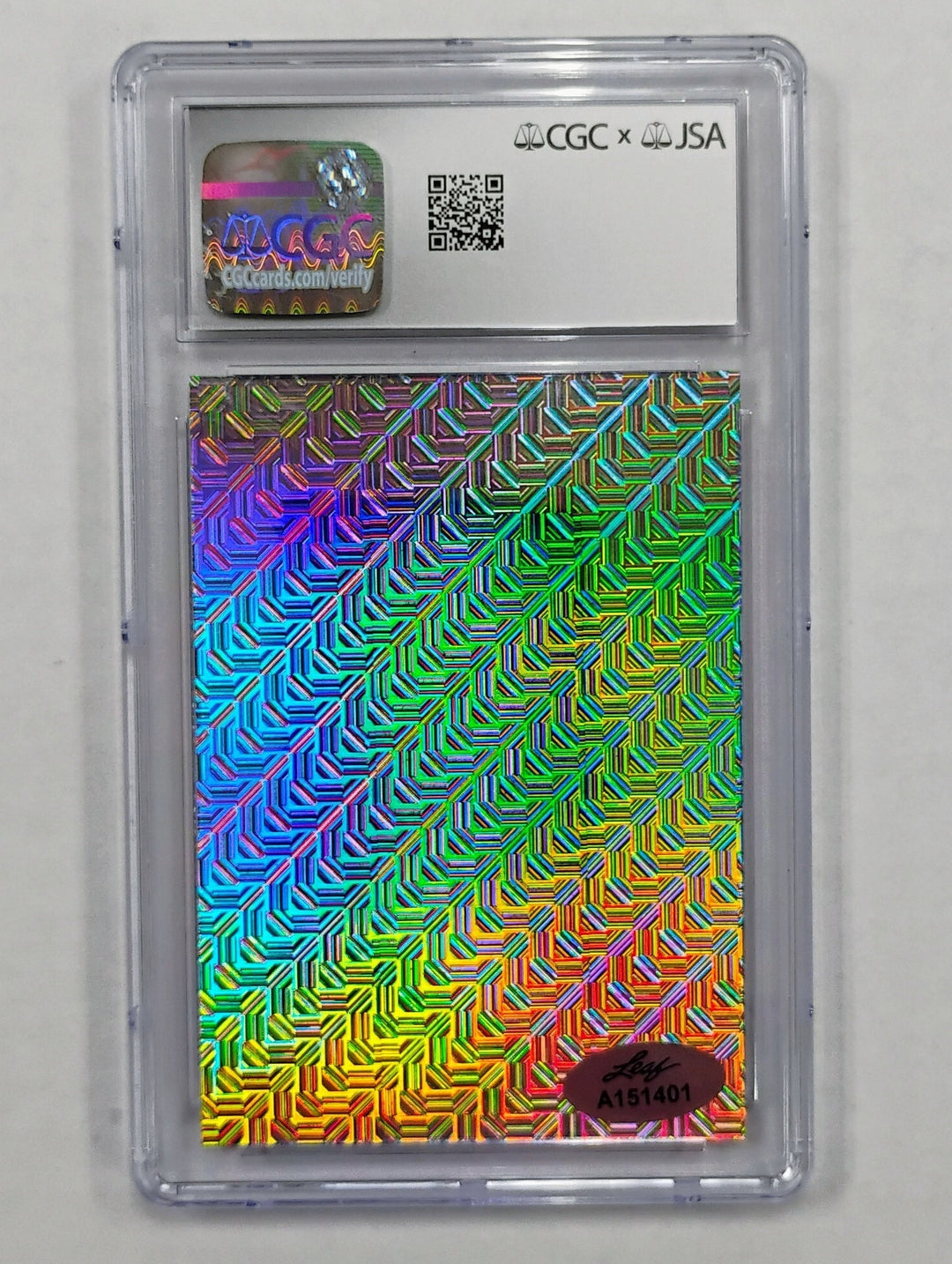 2023 Leaf Exotic Young Stars J.J. McCarthy #BA-JJM 1/1 Pre-Production Proof Peacock Mojo CGC 9.5 Auto 10