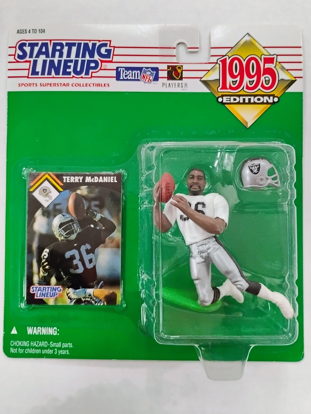 1995 Kenner Starting Lineup Football Terry Mcdaniel Sealed