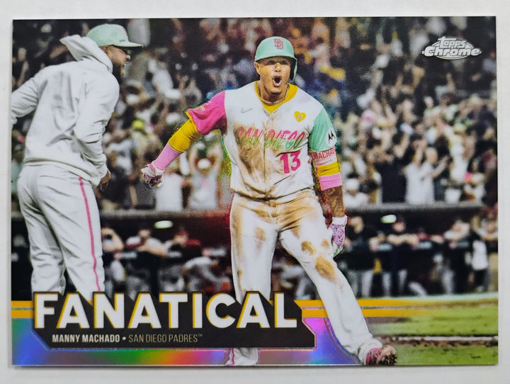 2025 Topps Chrome Baseball Manny Machado #FAN-6 Fanatical