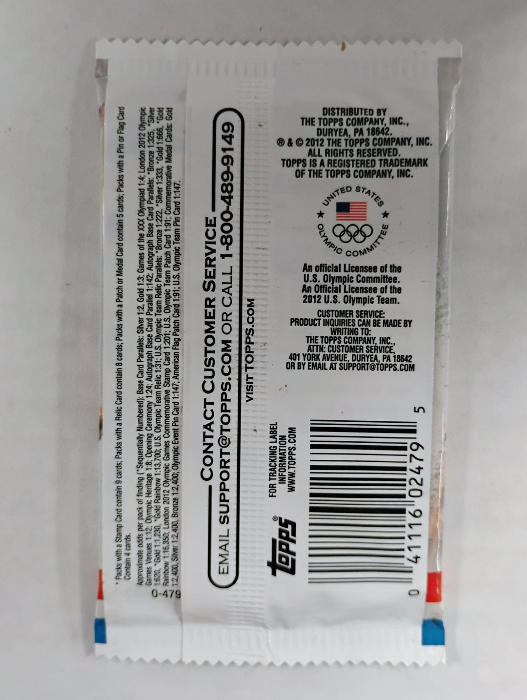 2012 Topps U.S. Olympic Team & Olympic Hopefuls Sealed Pack