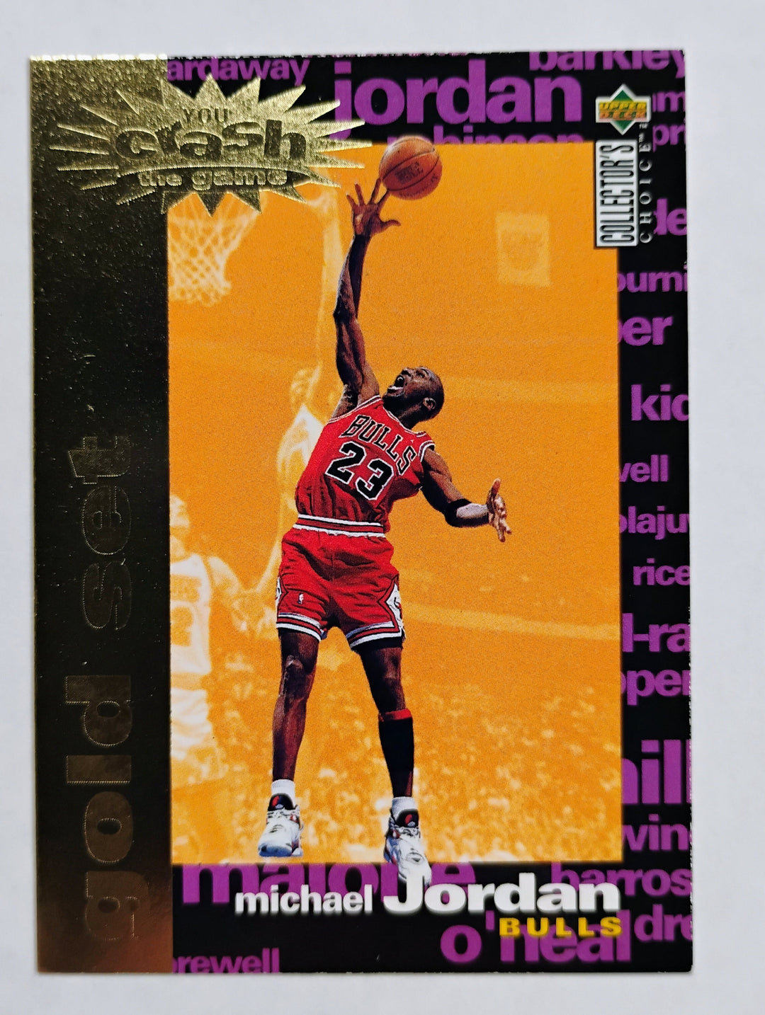 1995-96 Collector's Choice Basketball Michael Jordan #C1 You Crash The Game Gold