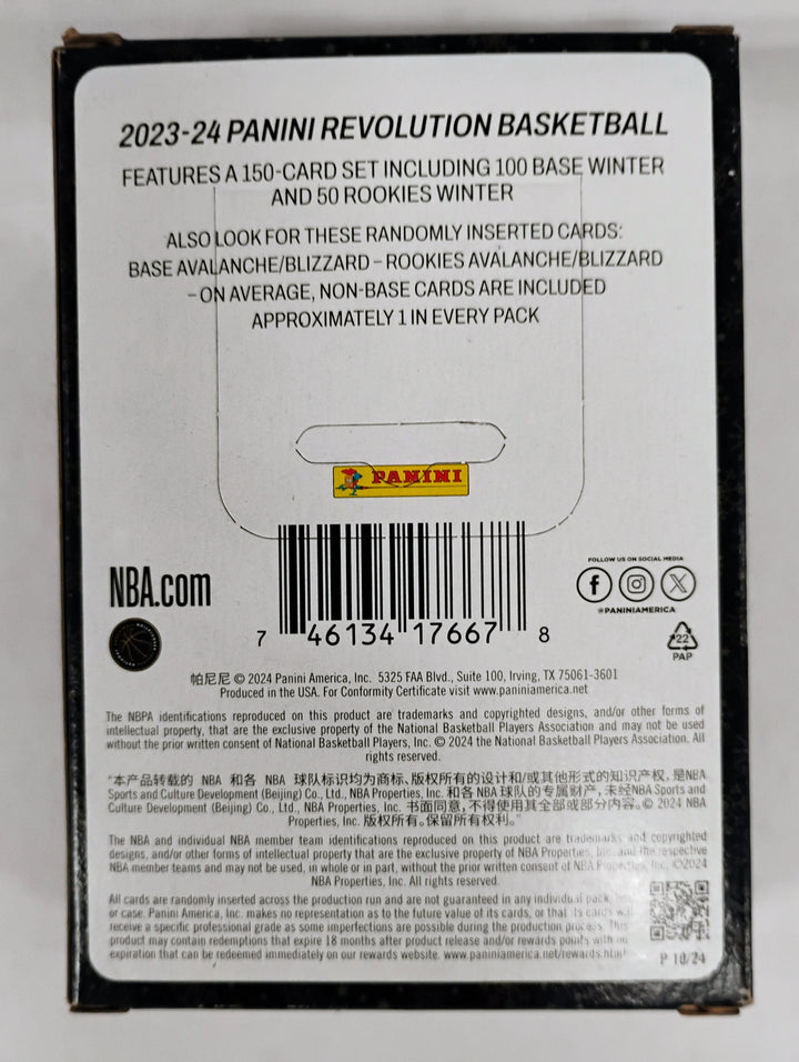 2023-24 Panini Revolution Basketball Tin