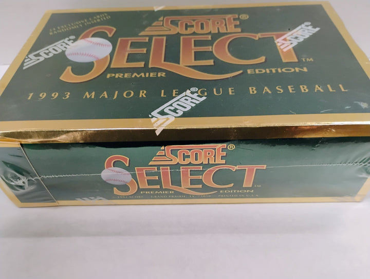 1993 Score Select Baseball Hobby Box