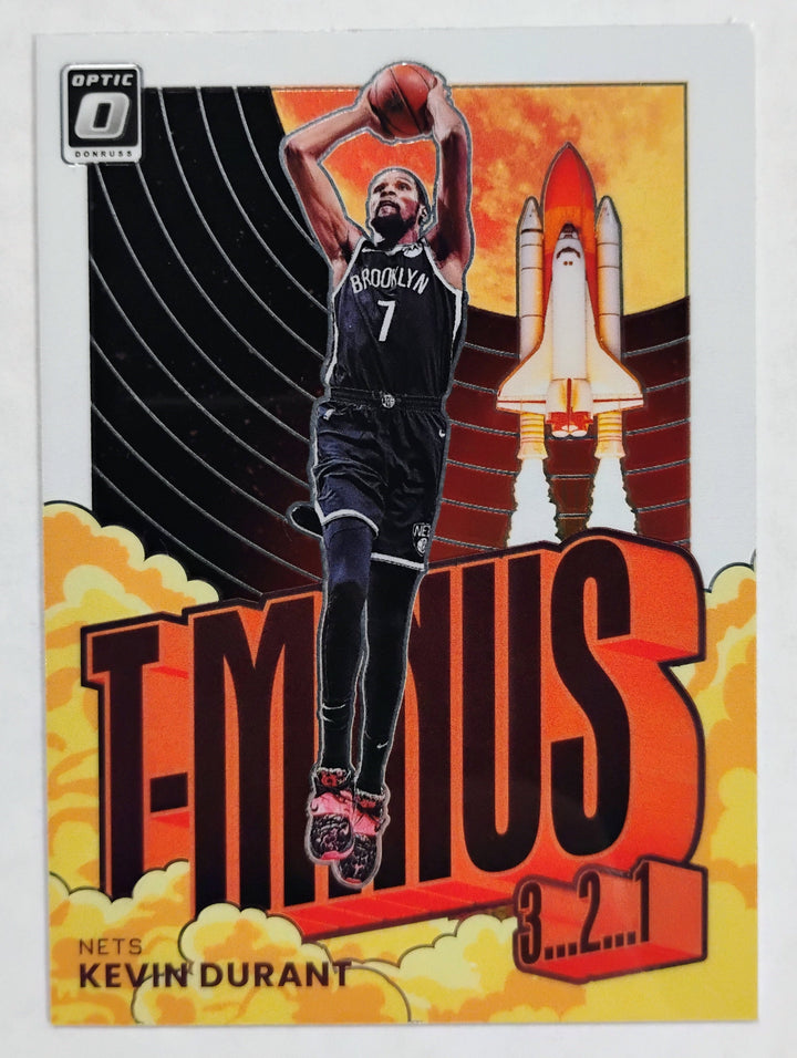 2021-22 Panini Donruss Optic Basketball Kevin Durant #6 T-Minus 3...2...1
