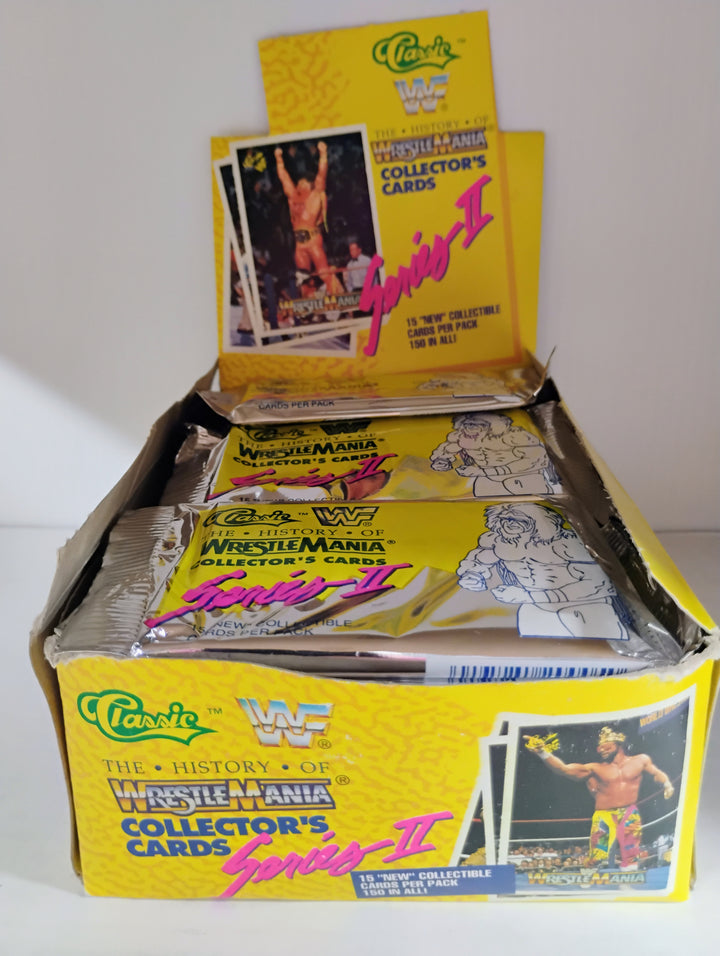 1990 Classic WWF Wrestle Mania Series 2 Sealed Pack