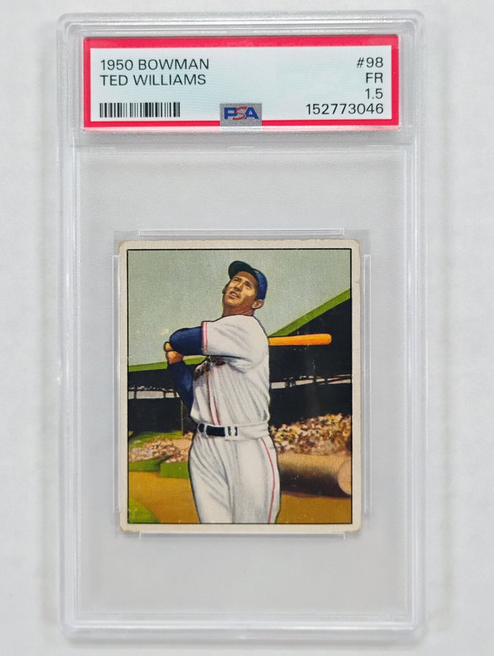 1950 Bowman Baseball Ted Williams #98 PSA 1.5 FR