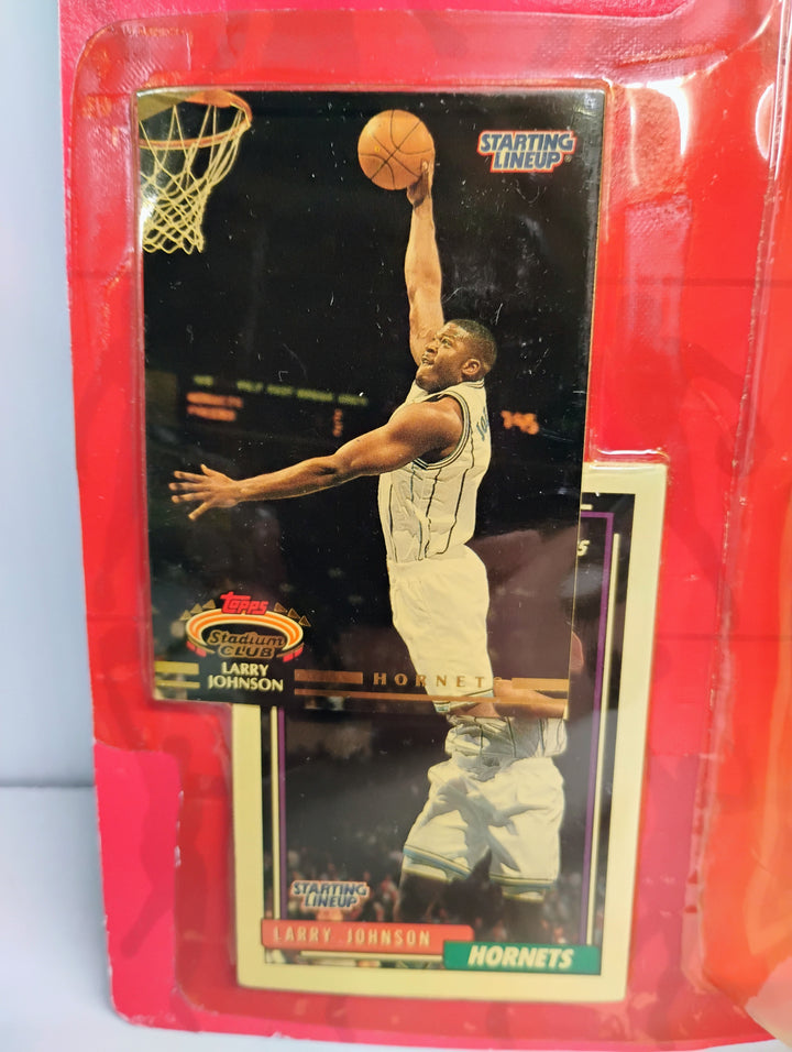 1993 Starting Lineup Larry Johnson Exclusive Topps Cards