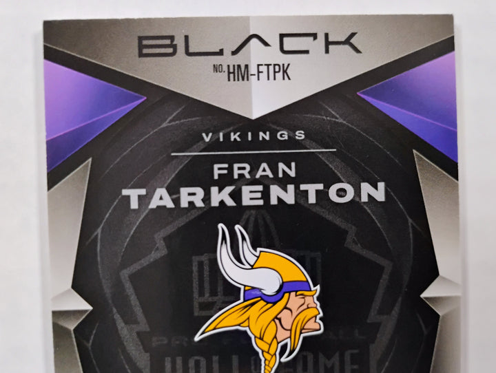 2024 Panini Black Football Hall Of Fame Mates Tarkenton/Krause Auto #'D 19/25 NM-Mint