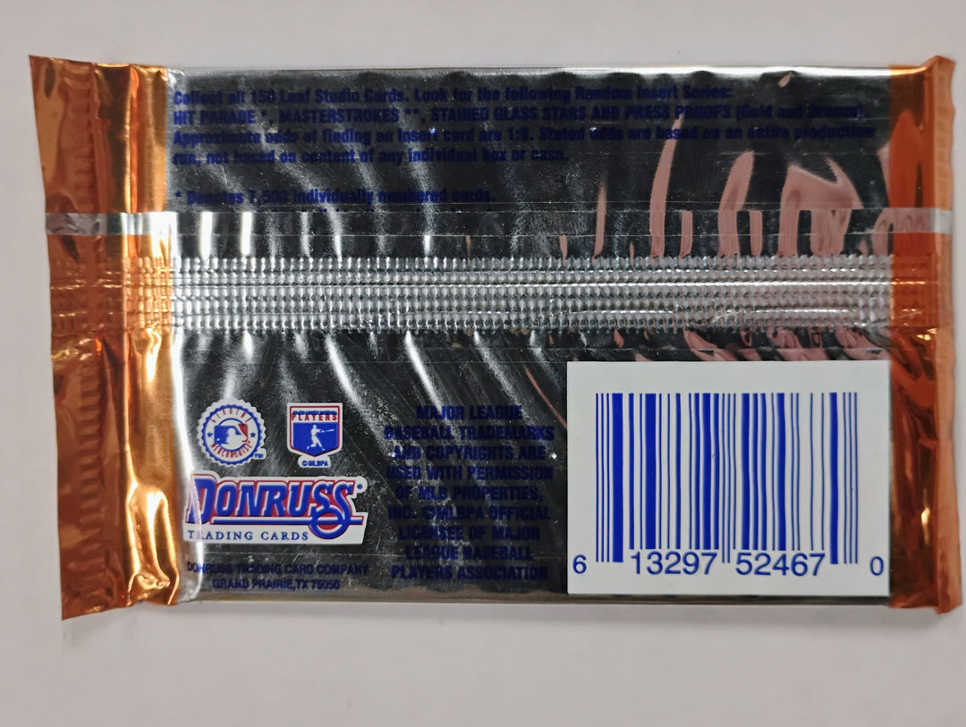 1996 Studio Baseball Sealed Pack