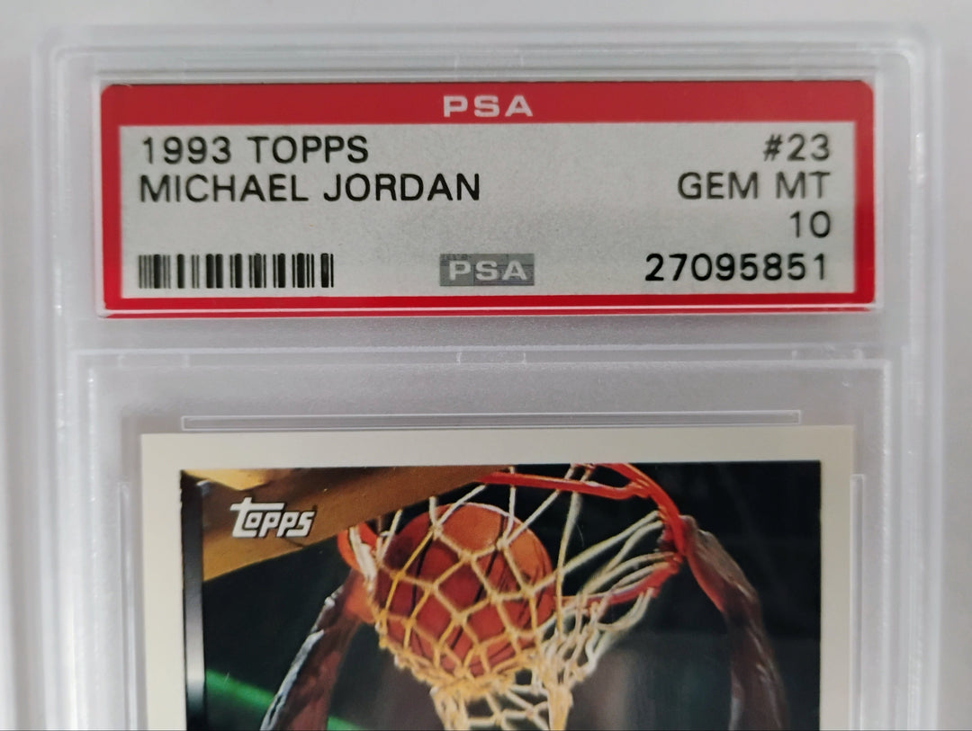 1993 Topps Michael Jordan #23 PSA GEM MT 10