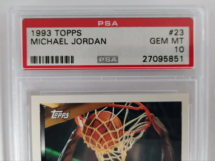 1993 Topps Michael Jordan #23 PSA GEM MT 10