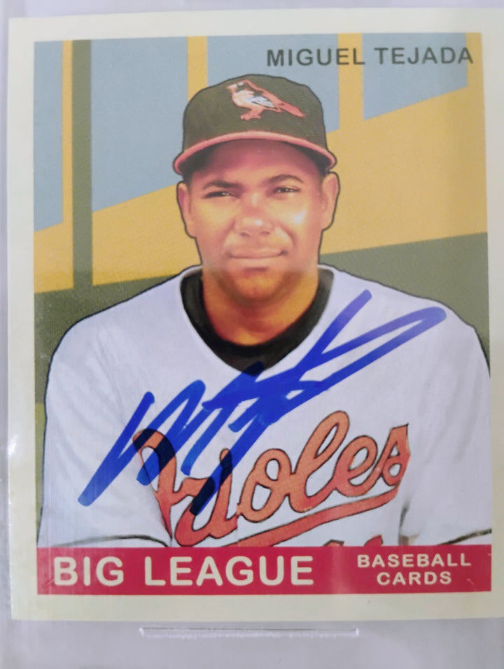 2007 Upper Deck Goudey Miguel Tejada Authentic Autograph Beckett 10