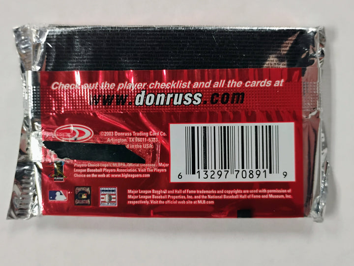 2004 Donruss Baseball Hobby Pack Sealed