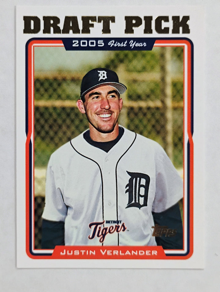 2004 Topps Baseball Justin Verlander RC #677