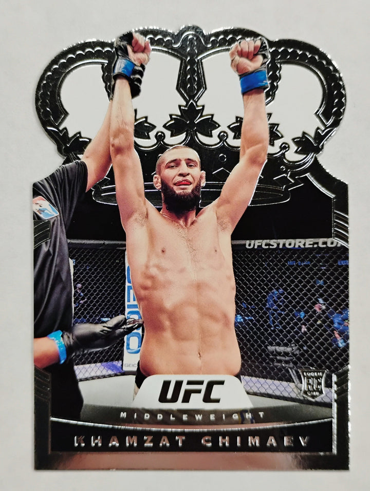 2021 Panini UFC Khamzat Chimaev Chronicles Crown Royal RC #18