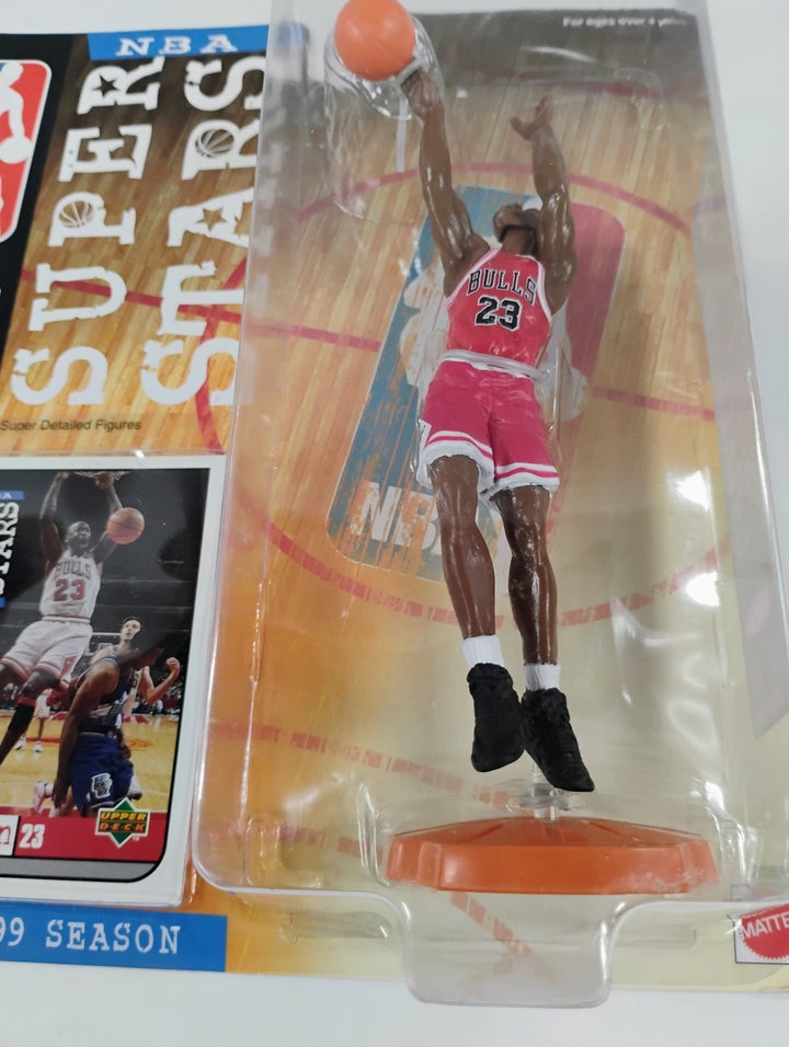 1998 Mattel NBA Super Stars Basketball Michael Jordan 2 of 4 Red Jersey