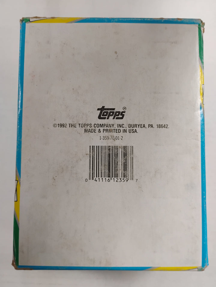 1992 Topps Football Series 1 Wax Box