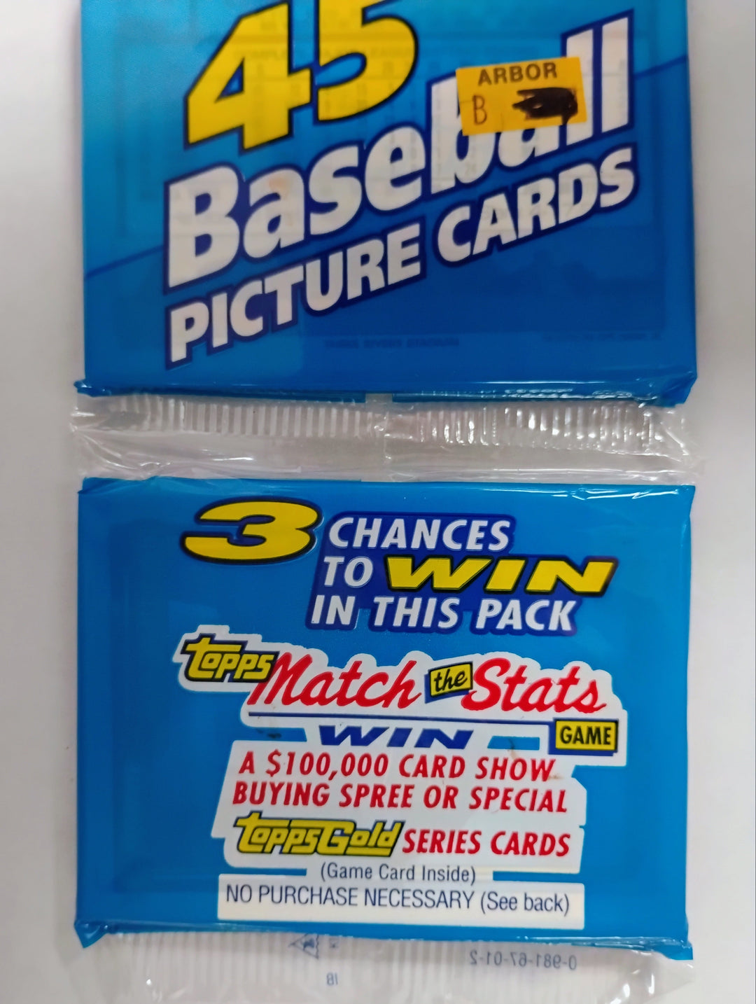 1992 Topps Baseball Rack Pack