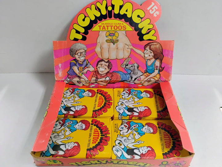 1971 Donruss Ticky-Tacky Tattoos Sealed Wax Pack