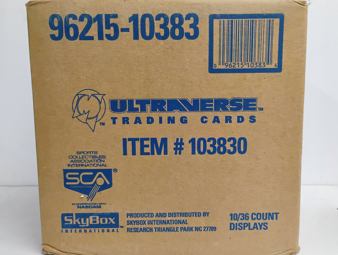 1993 SkyBox Ultraverse Factory  Sealed Case 10/36 Count Displays