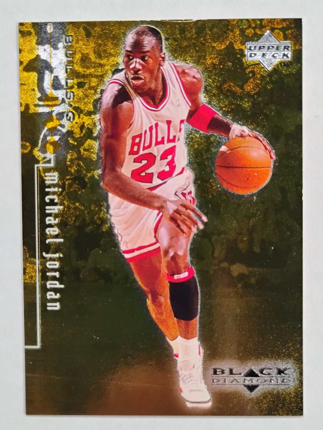 1999-00 Upper Deck Black Diamond Basketball Michael Jordan #4 Gold