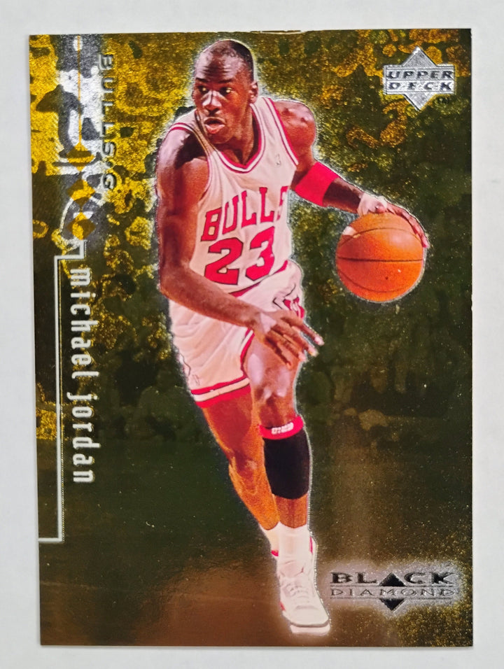 1999-00 Upper Deck Black Diamond Basketball Michael Jordan #4 Gold