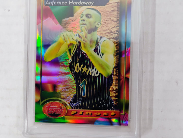1993 Topps Finest Anfernee Hardaway #189 Refractor PSA 8 NM-MT