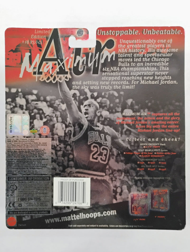 1999 Mattel Maximium Air  Michael Jordan Championship Limited Edition