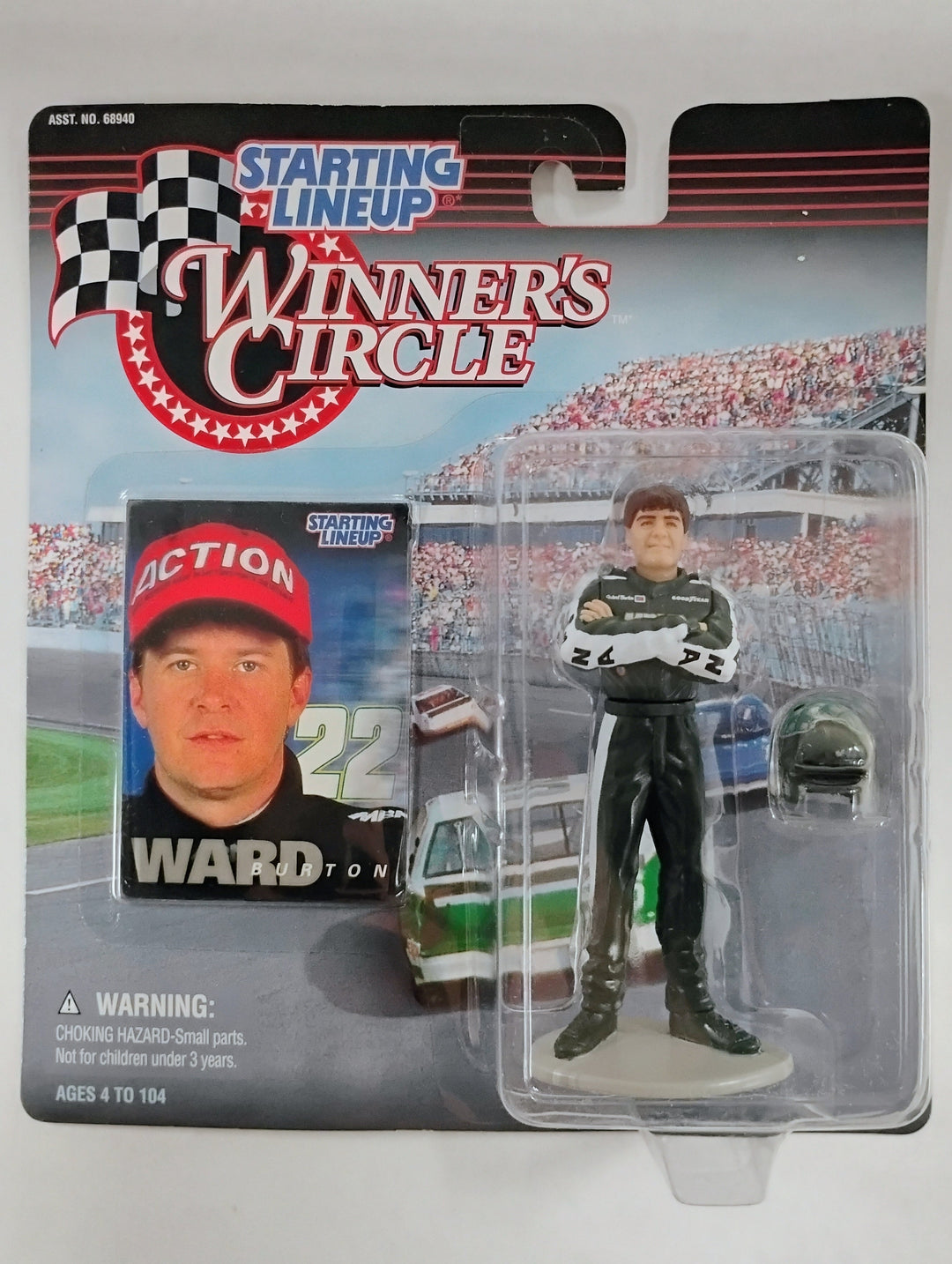 1997 Kenner Starting Lineup Winner's Circle Racing Ward Burton Sealed