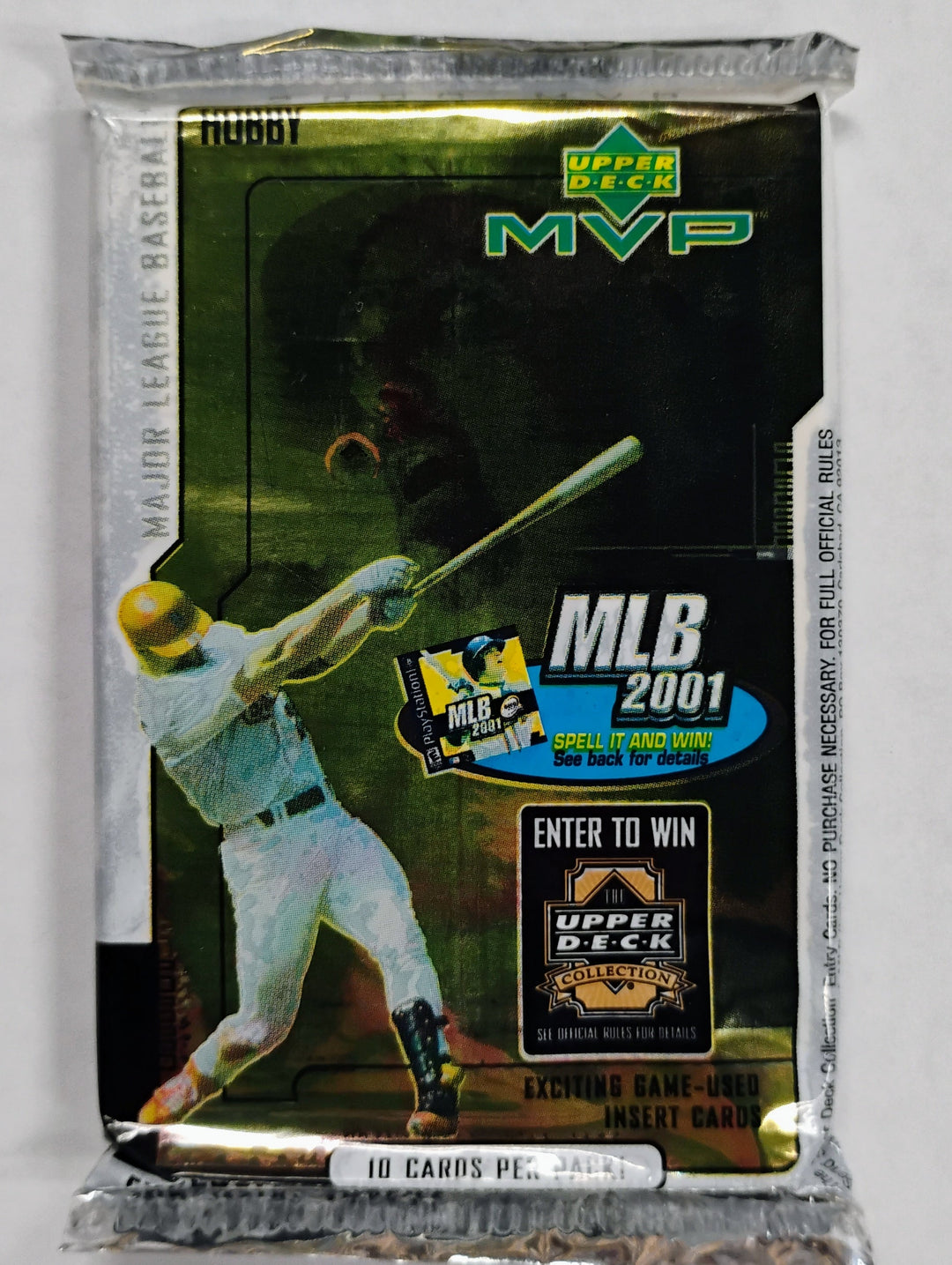 2001 Upper Deck MVP Baseball Sealed Hobby Pack