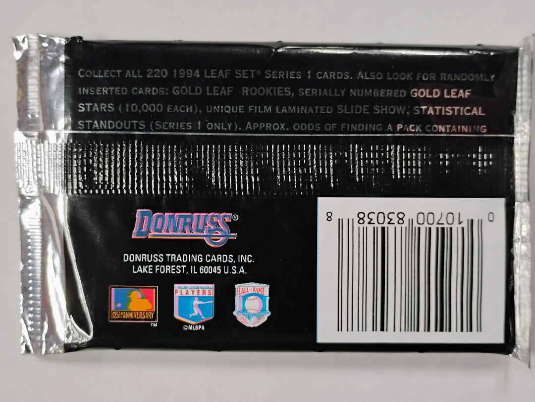 1994 Leaf Baseball Series 1 Sealed Pack
