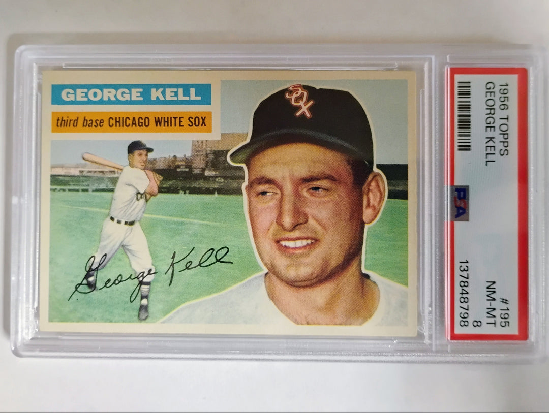 1956 Topps George Kell #195 PSA 8 NM-MT