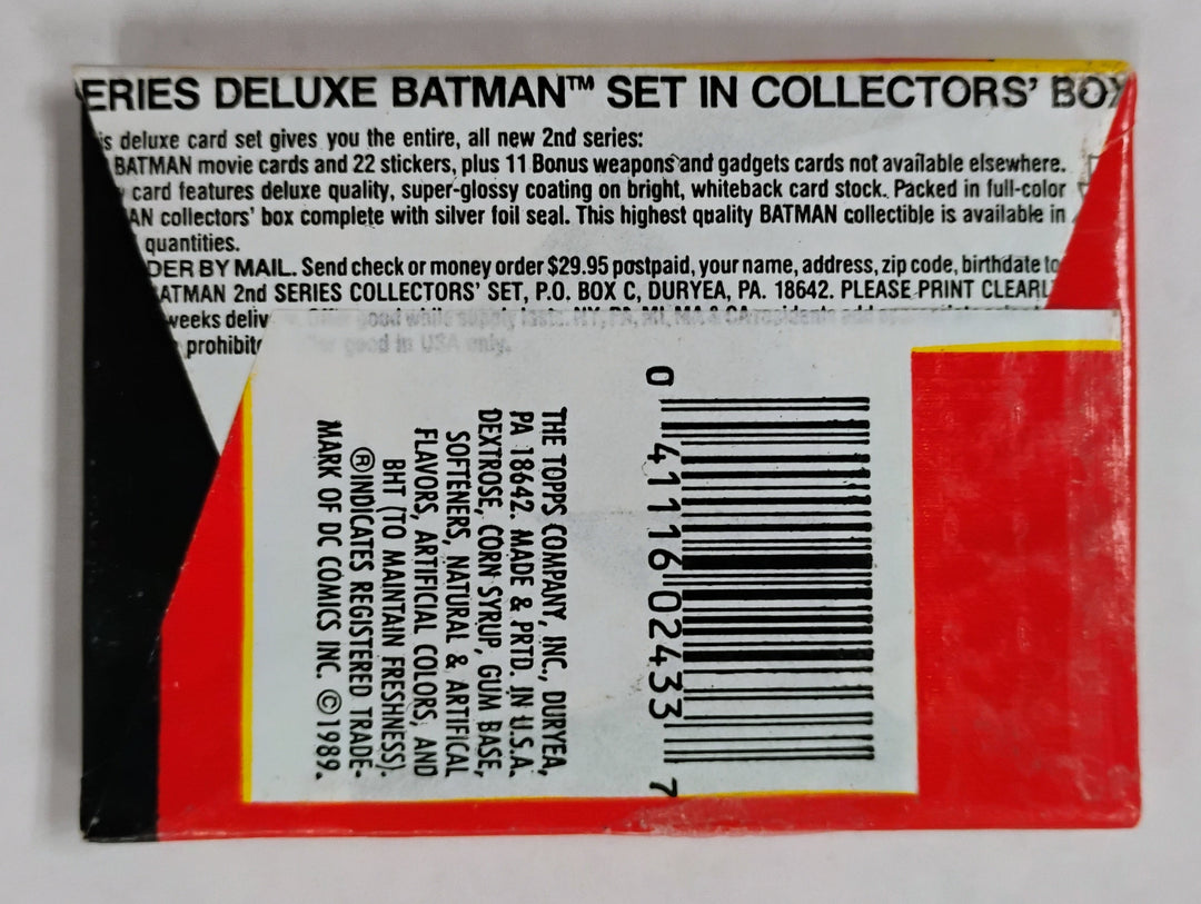 1989 Topps Batman Series 2 Sealed Wax Pack