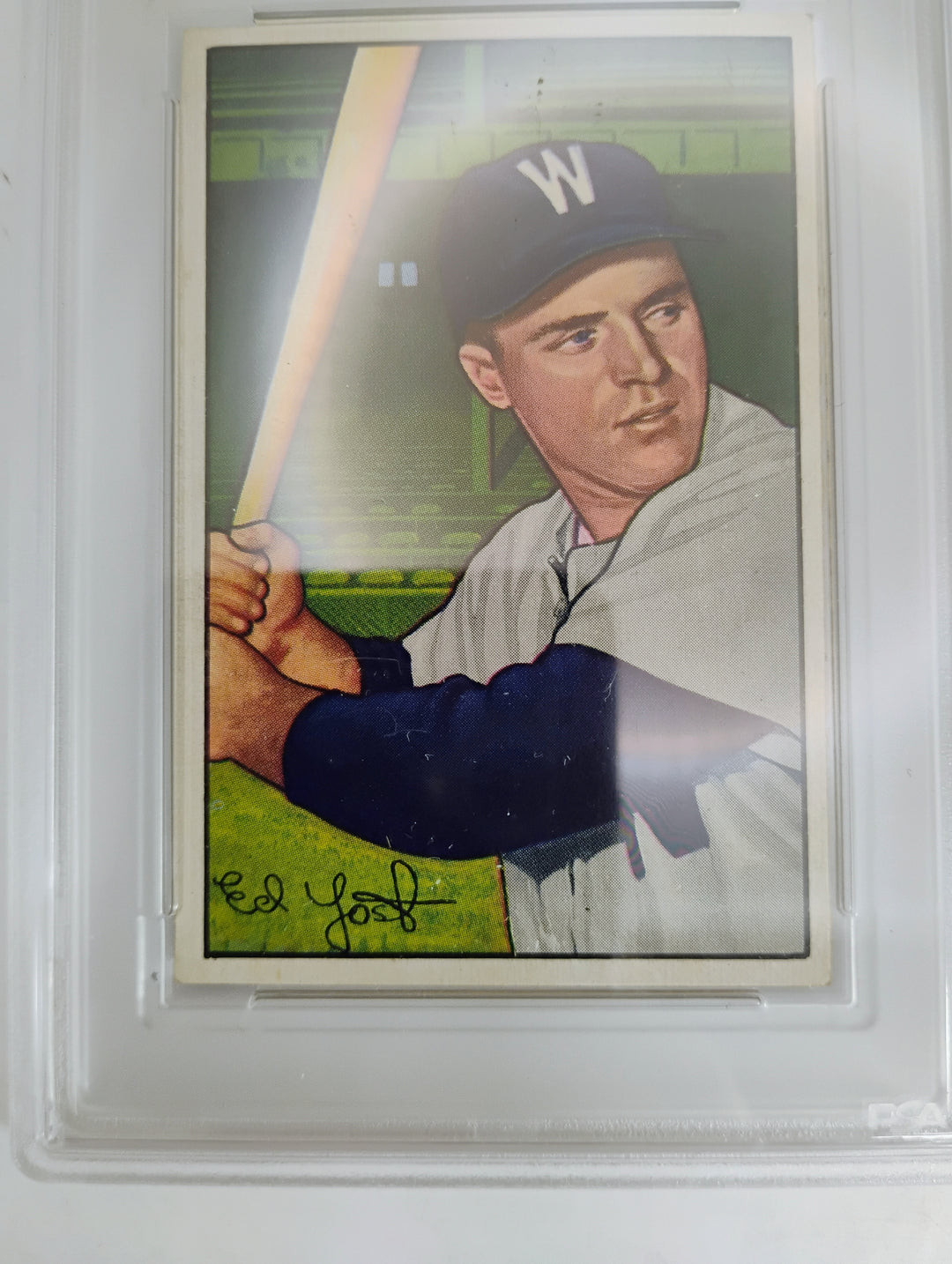1952 Bowman Eddie Yost #31 PSA 4 VG-EX