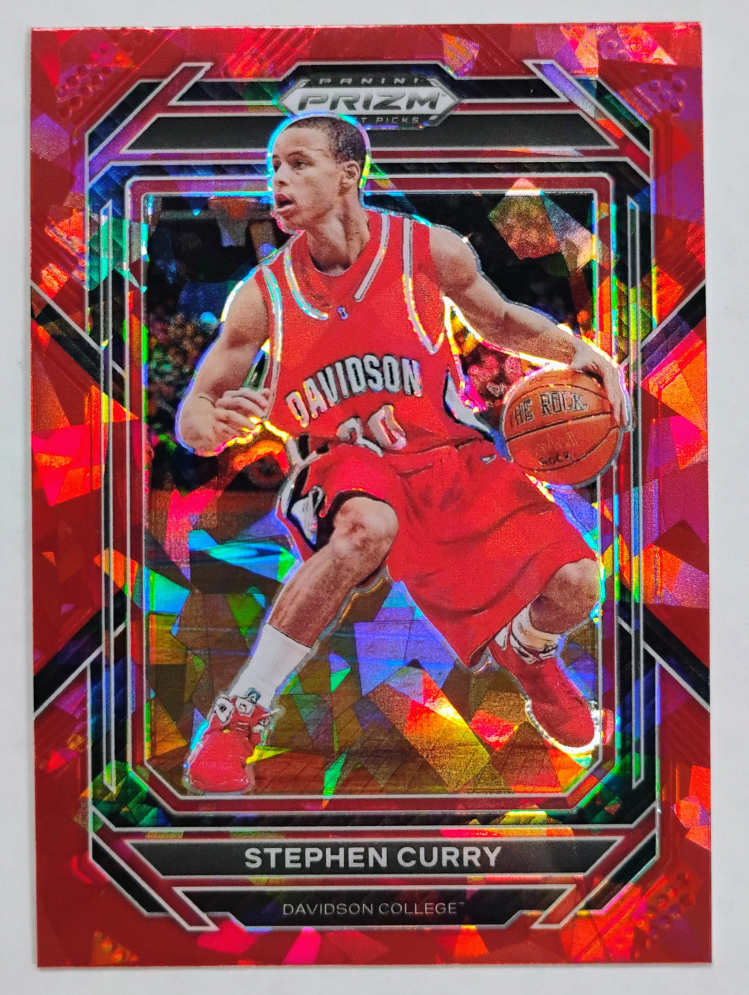 2023-24 Panini Prizm Draft Picks Basketball Stephen Curry #53 Red Ice Prizm