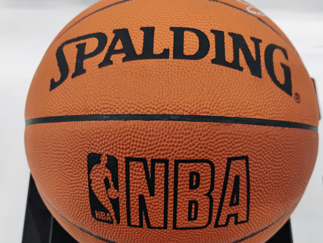 2004 Detroit Pistons NBA Champions Limited Edition Spalding Official Game Basketball Autographed W/ Display Case