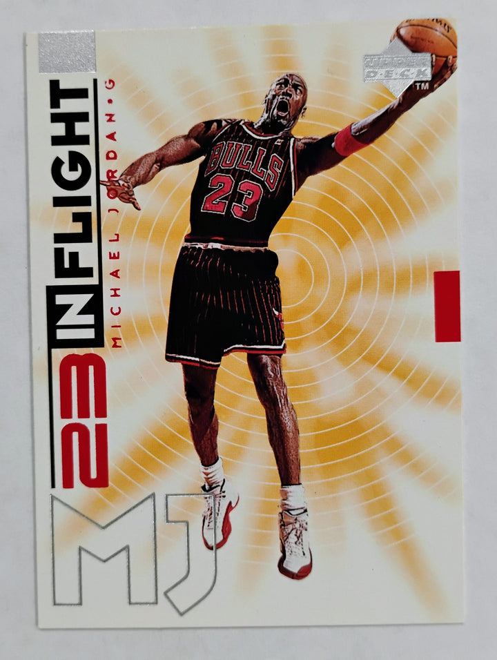1998-99 Upper Deck Michael Jordan Basketball #IF4 In Flight