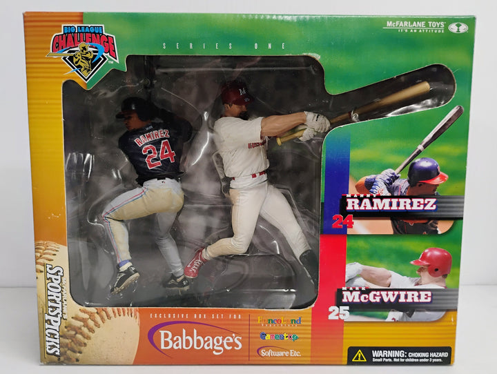 2000 McFarlane Sports Picks Series 1 Manny Ramirez/ Mark McGwire Big League Challenge  Sealed
