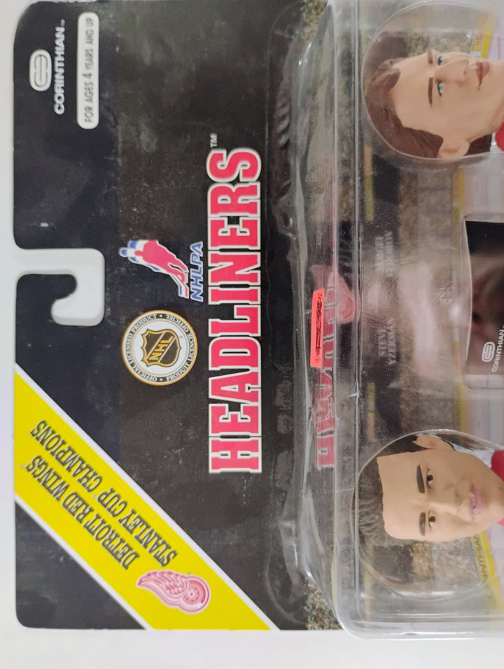 1997 Headliners Detroit Red Wings Stanley Cup Champions Yzerman/Ferorov Sealed