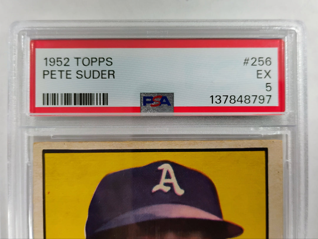 1952 Topps Baseball Pete Suder #256 PSA 5 EX