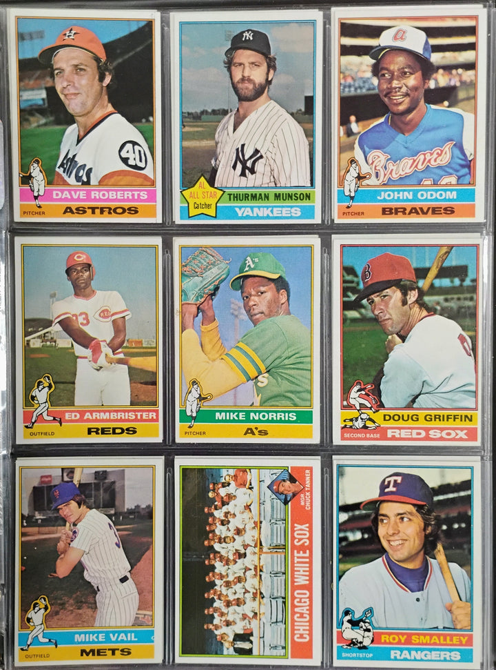 1976 Topps Baseball Complete Set EX-Mint