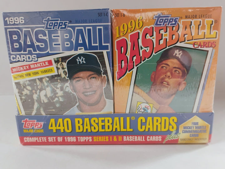 1996 Topps Baseball 4 Cereal Box Complete Series I & II Sealed Set