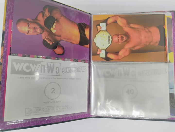 Panini WCW NWO Superstars Photocard Album w/ 24 Photos