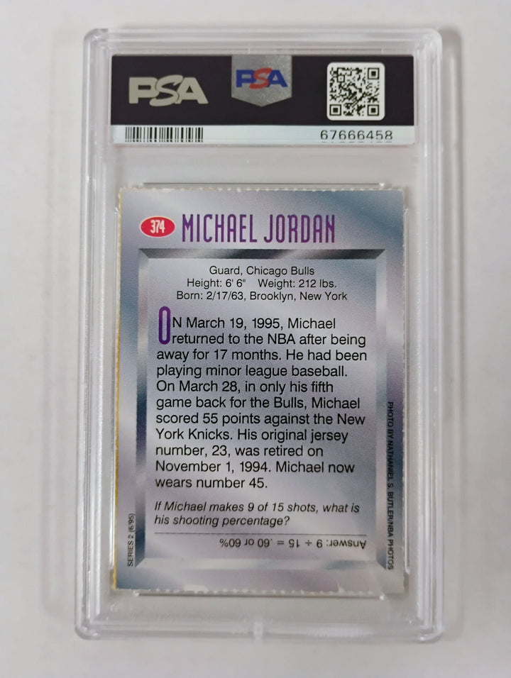 1995 S.I. For Kids Series 2 Michael Jordan #374 PSA 2 Good