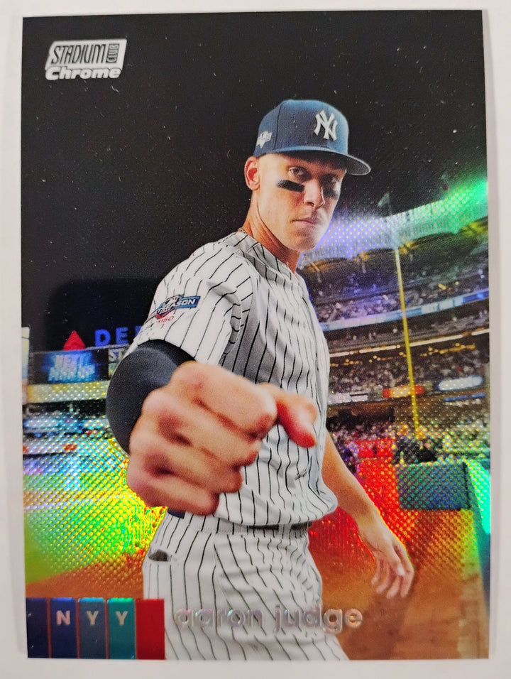 2020 Stadium Club Chrome Baseball Aaron Judge #138 Refractor EX-MINT